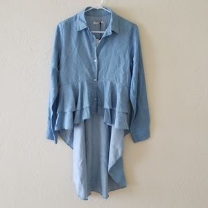 NWT Zara denim shirt